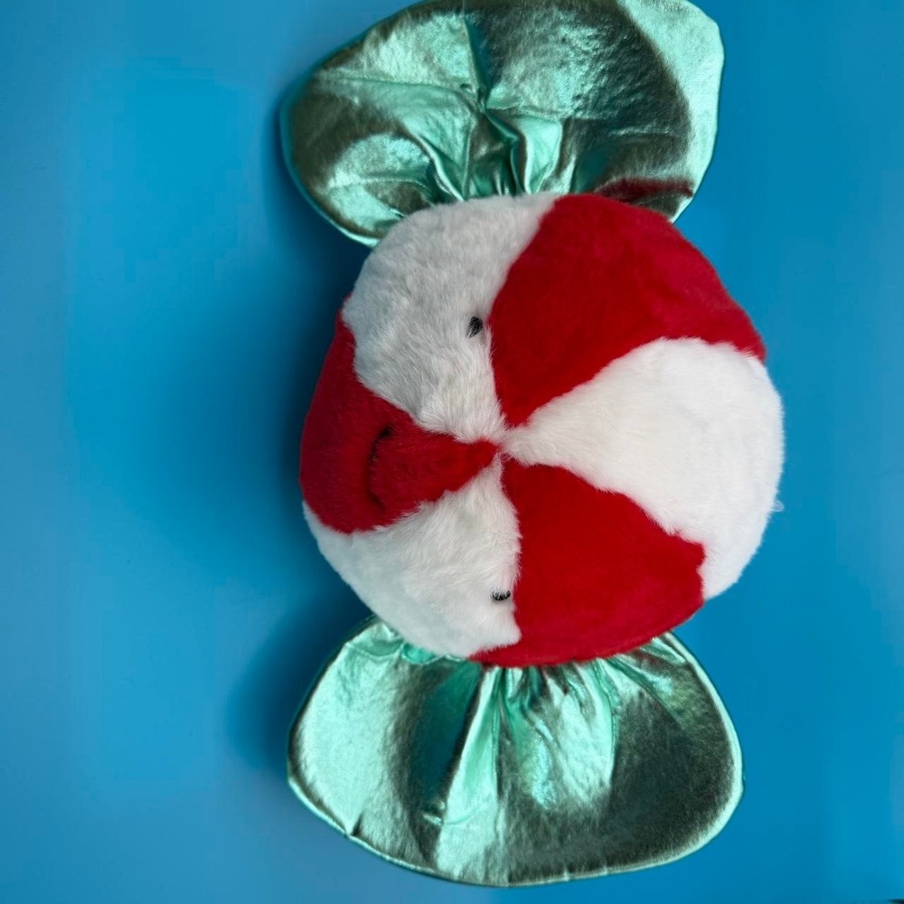 Cloud Island Red & White Stuffed Peppermint Candy